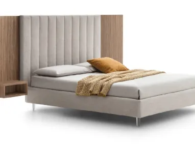 Letto Tile in tessuto imbottito di Le Comfort